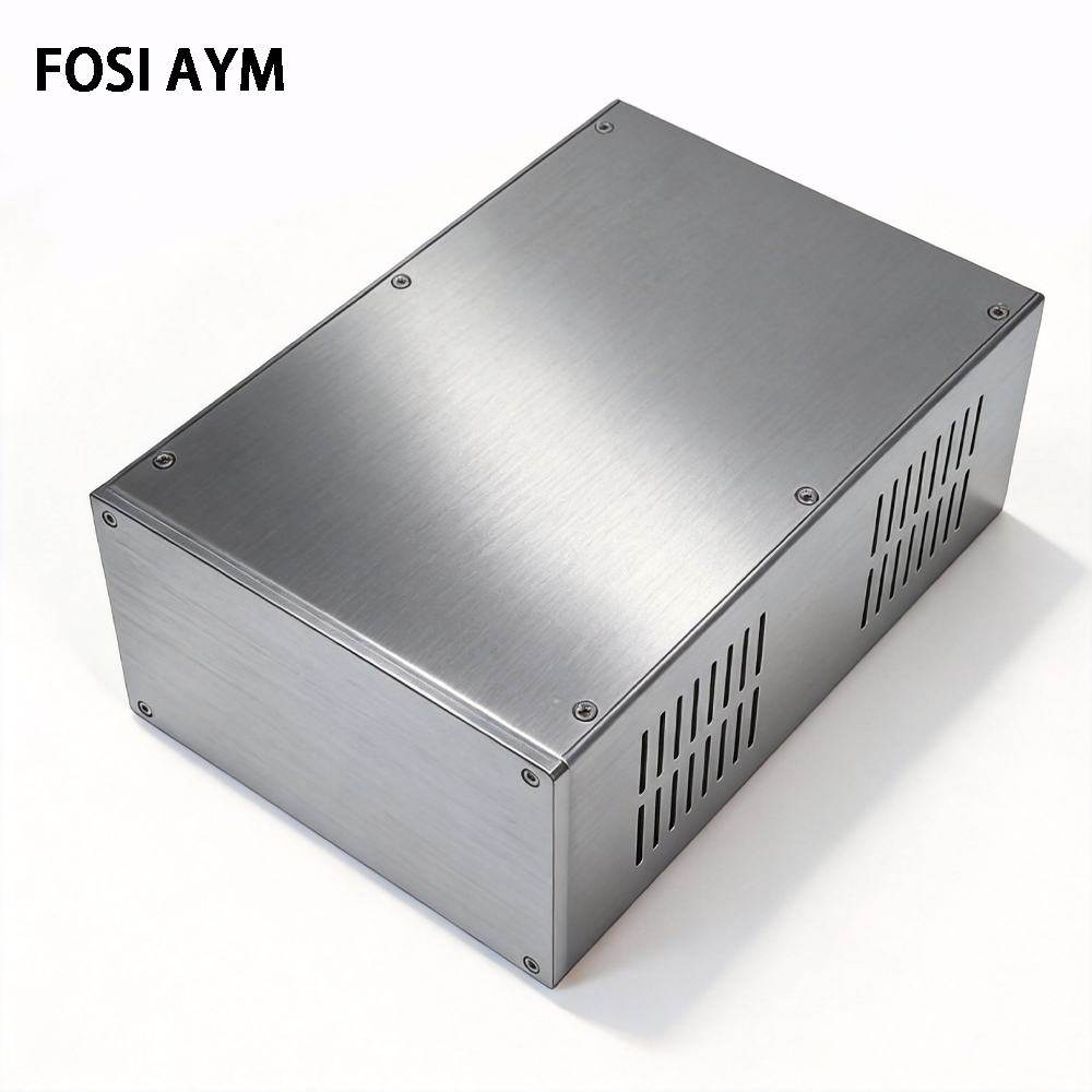 Speaker Enclosure - 210x210x120mm FOSI AYM Volledig Aluminium Versterker
