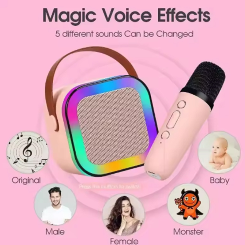 Microphone Capsule - K12 Karaoke Machine Draagbaar Bluetooth 5.0