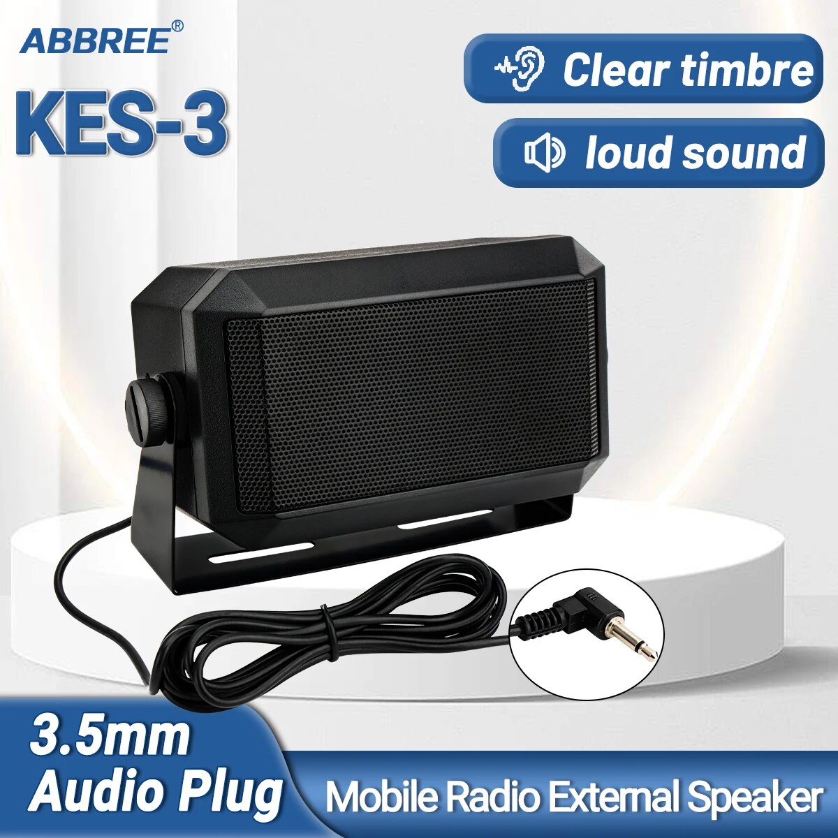 Speaker Terminal - ABBREE Rechthoekige externe communicatieluidspreker Externe scanners