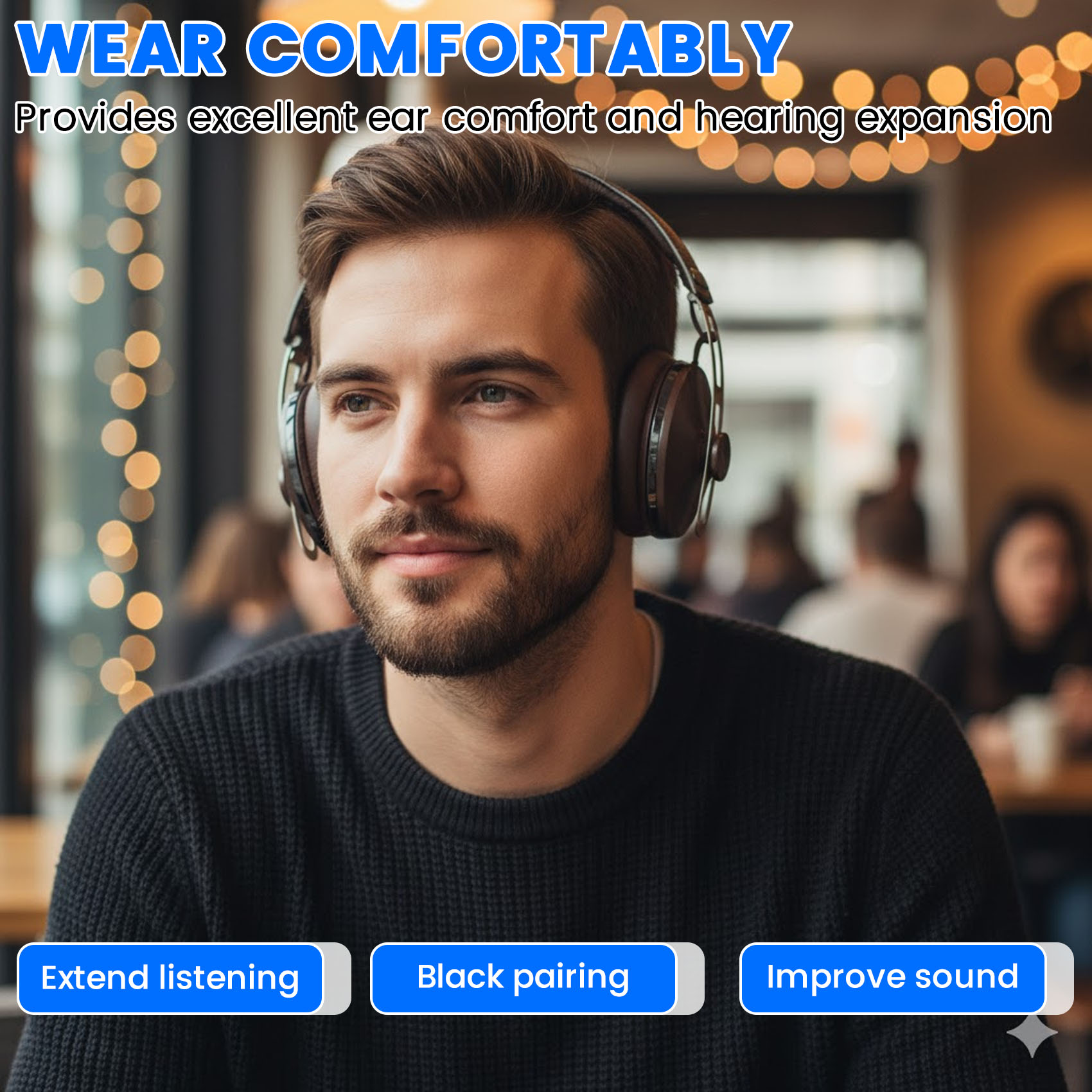 Headphone Parts - A32T-Voor Sennheise Momentum 1/2 Vervanging Oorkussens
