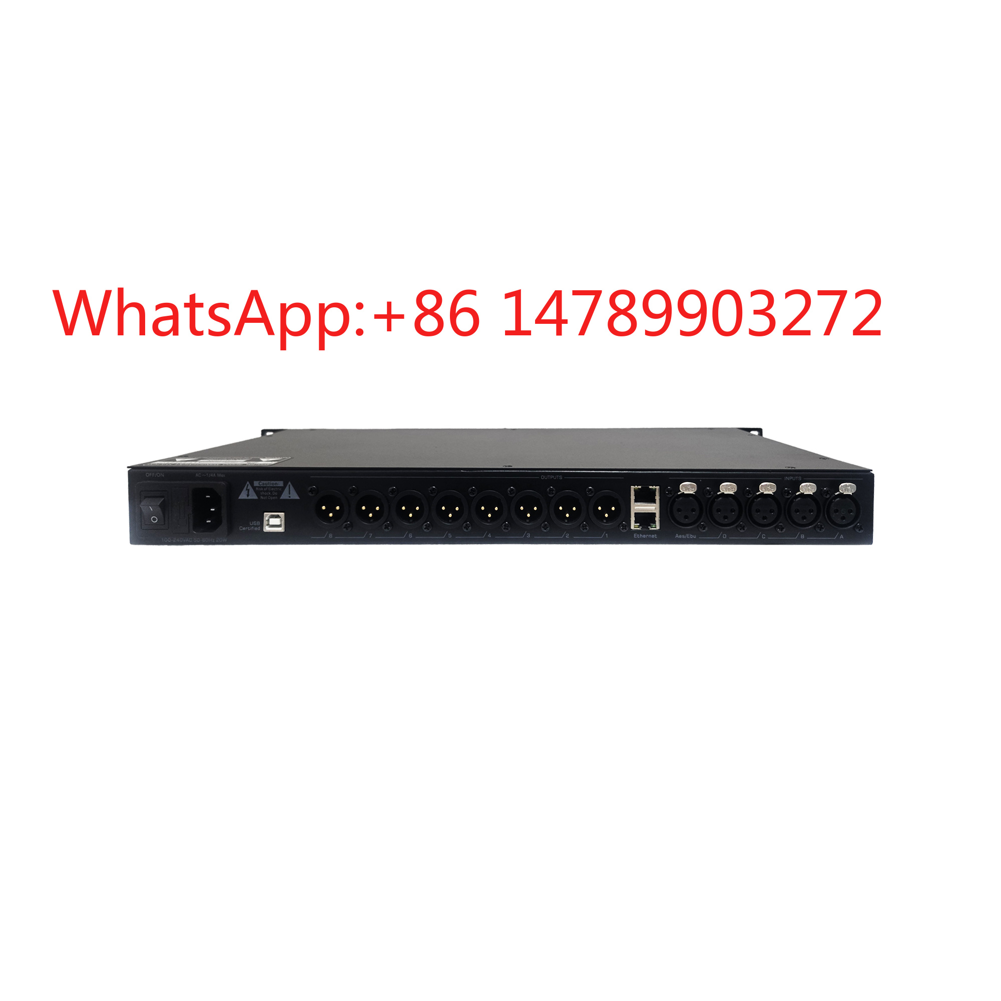 Speaker Crossover - 4 In 8 Uit DSP Crossover