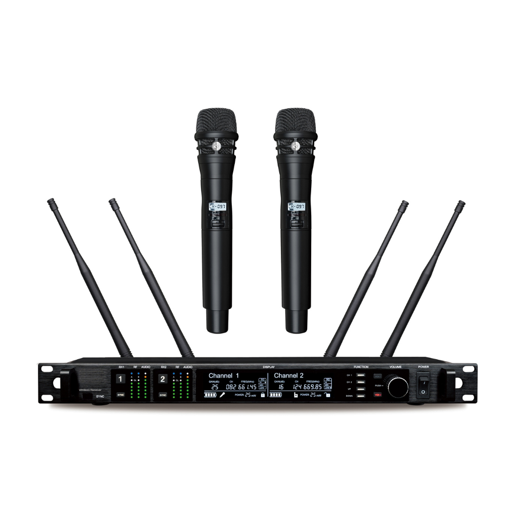 Ribbon Microphone - AD4D 2-kanaals Dual UHF True Diversity