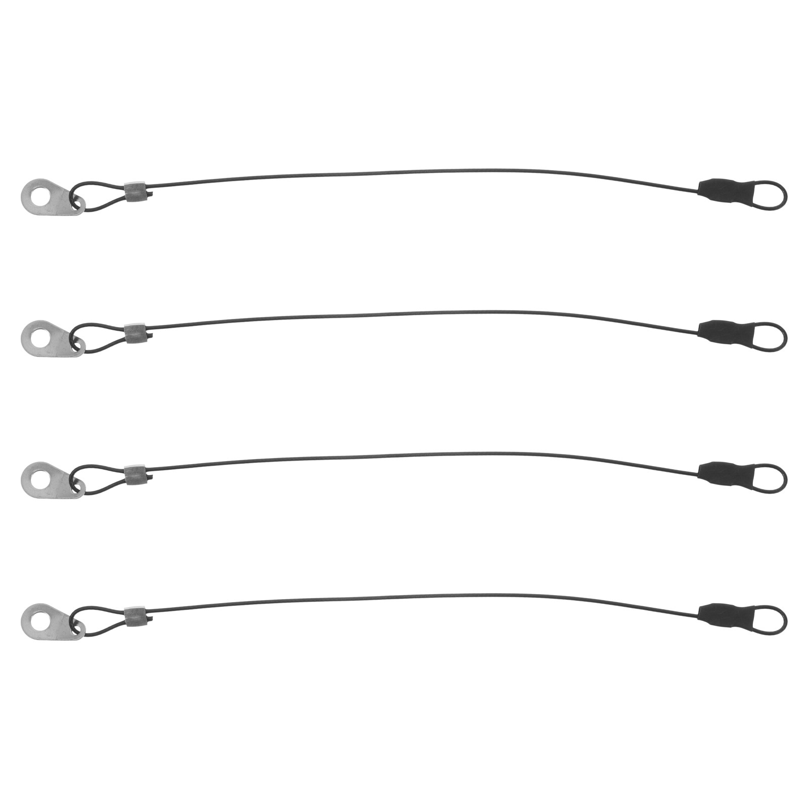 Speaker Wire - 4 stuks luidsprekerstiftkoord, snelkoppelingskabel, gecoate stalen