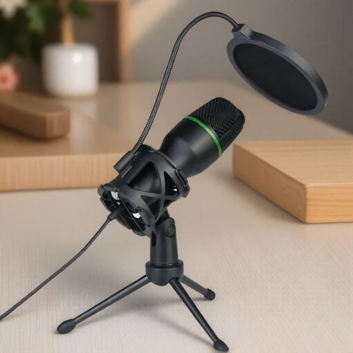 Condenser Microphone Kit - Professionele USB-condensatormicrofoon voor pc, laptop, streaming,