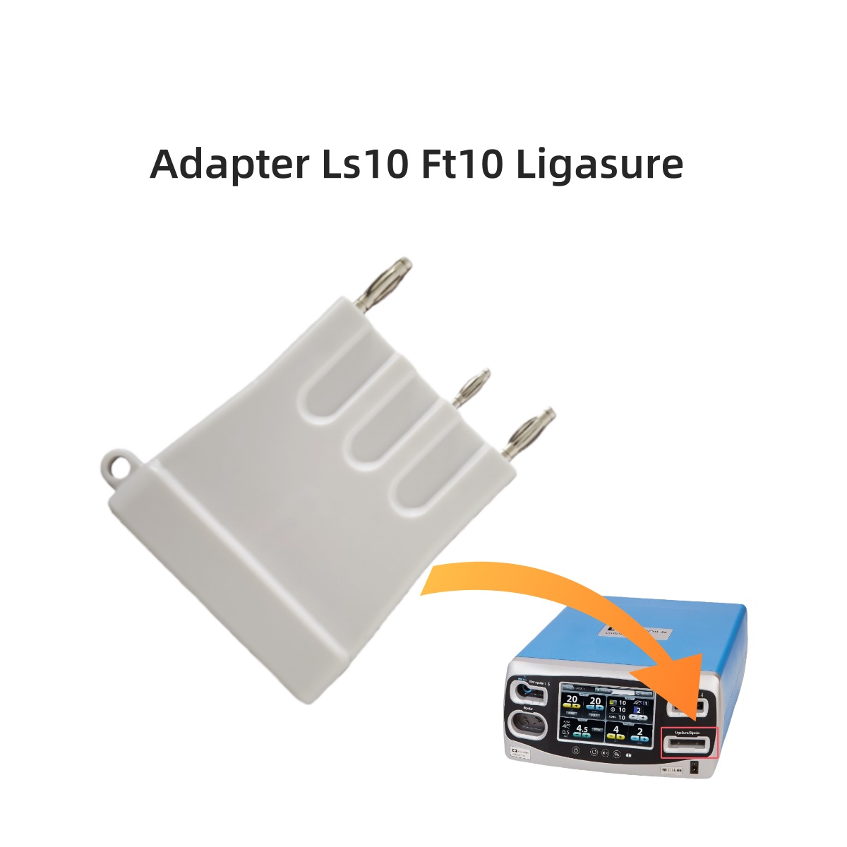 Banana Plug - 3-pins bananenplug adapter Ls10 Ft10 Ligasure