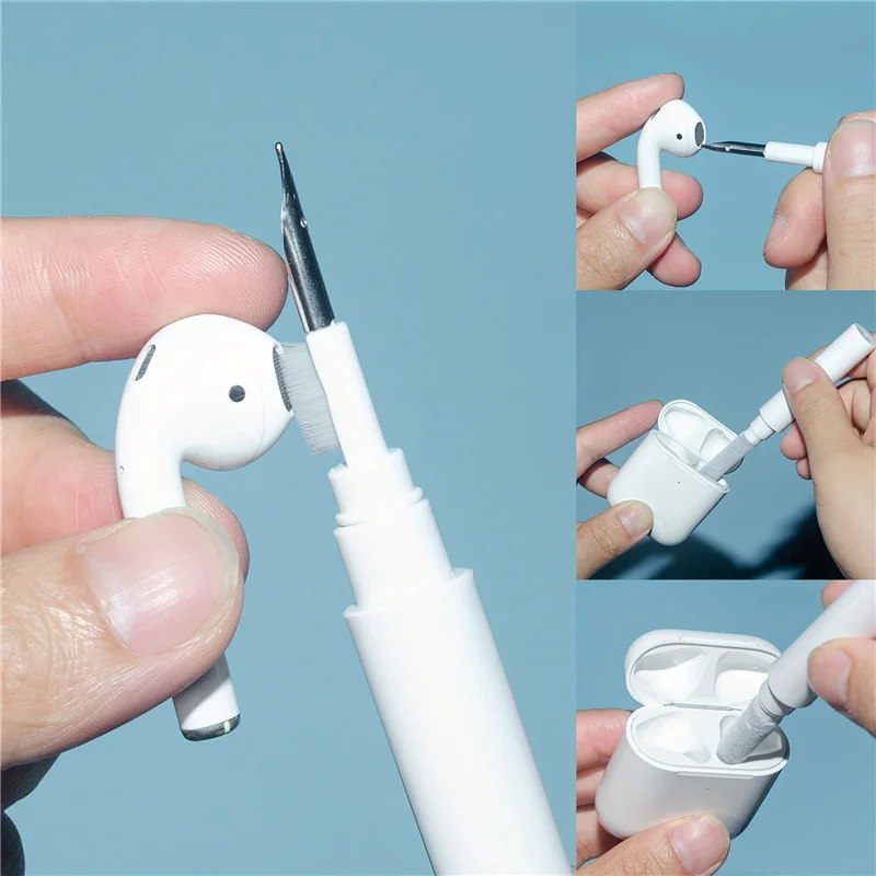 Diy Headphone - 3-in-1 reinigingsset Oortelefoonreinigingspen voor Airpods Pro