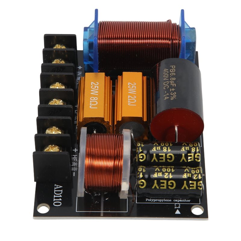 Speaker Crossover - DT1308~250W Audio Frequentiedeler Tweeweg Hifi Speaker