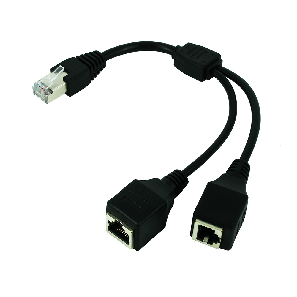 Rj45 Jack - 1 tot 2 RJ45 LAN Splitter