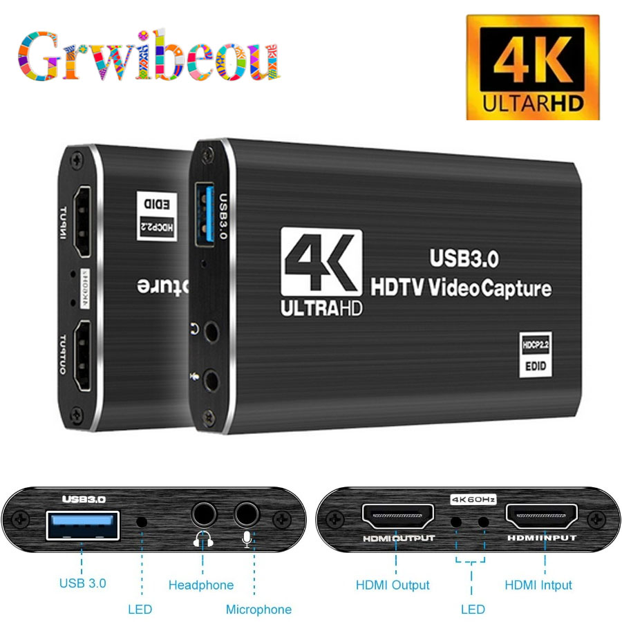Usb Sound Card - 4K USB 3.0 Video Capture Card