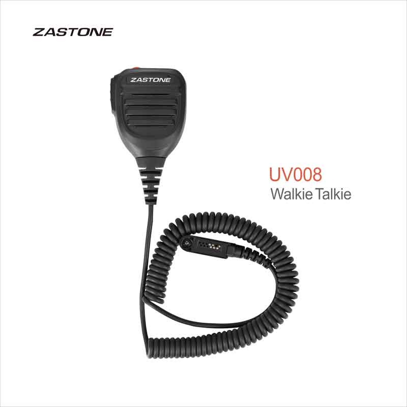 Speaker Terminal - ZASTONE UV008 Microfoon Walkie Talkie Megafoon