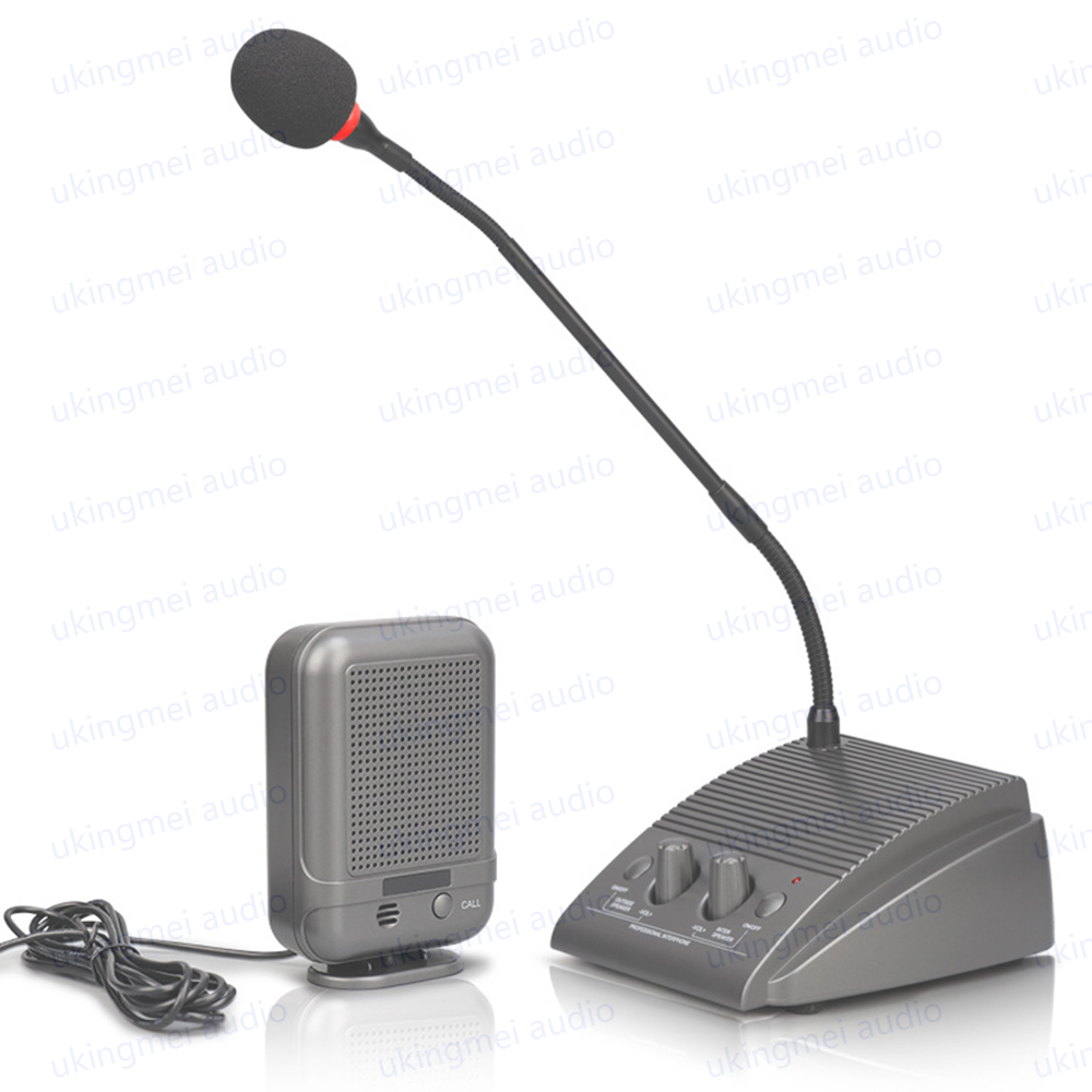 Speaker Wire - Instelbare Intercom Intercommunicatie Microfoon Voor Bank