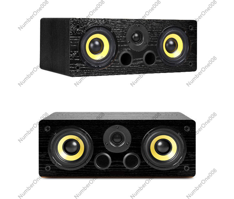 Speaker Crossover - 4-inch passieve centerluidspreker houten behuizing voor