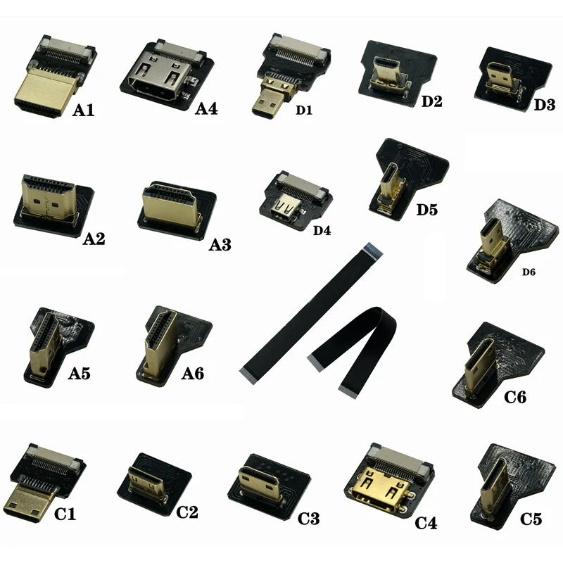 Ribbon Microphone - Ribbon FPV HDMI-compatibele connector Flexibele platte