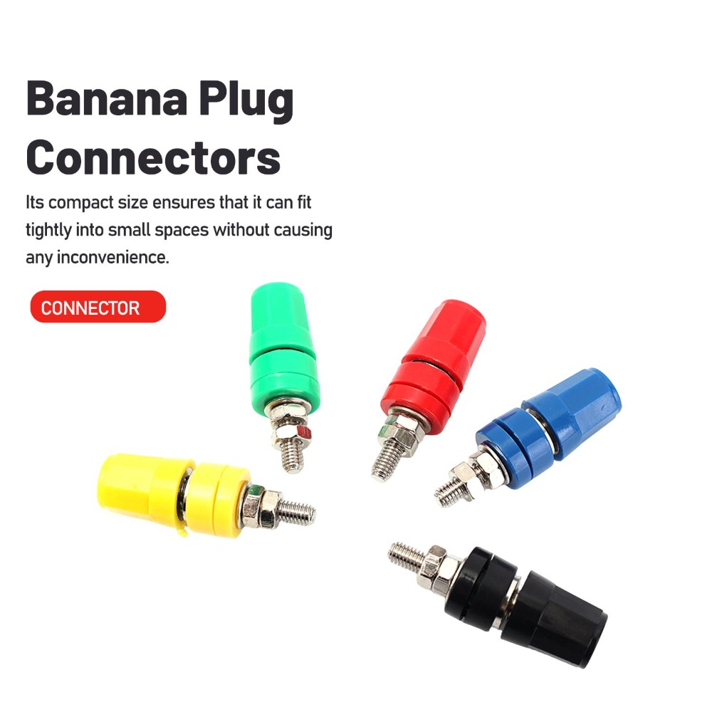 1-6PCS 4MM Banaanaansluiting G - Banana Plug recensie en prijs