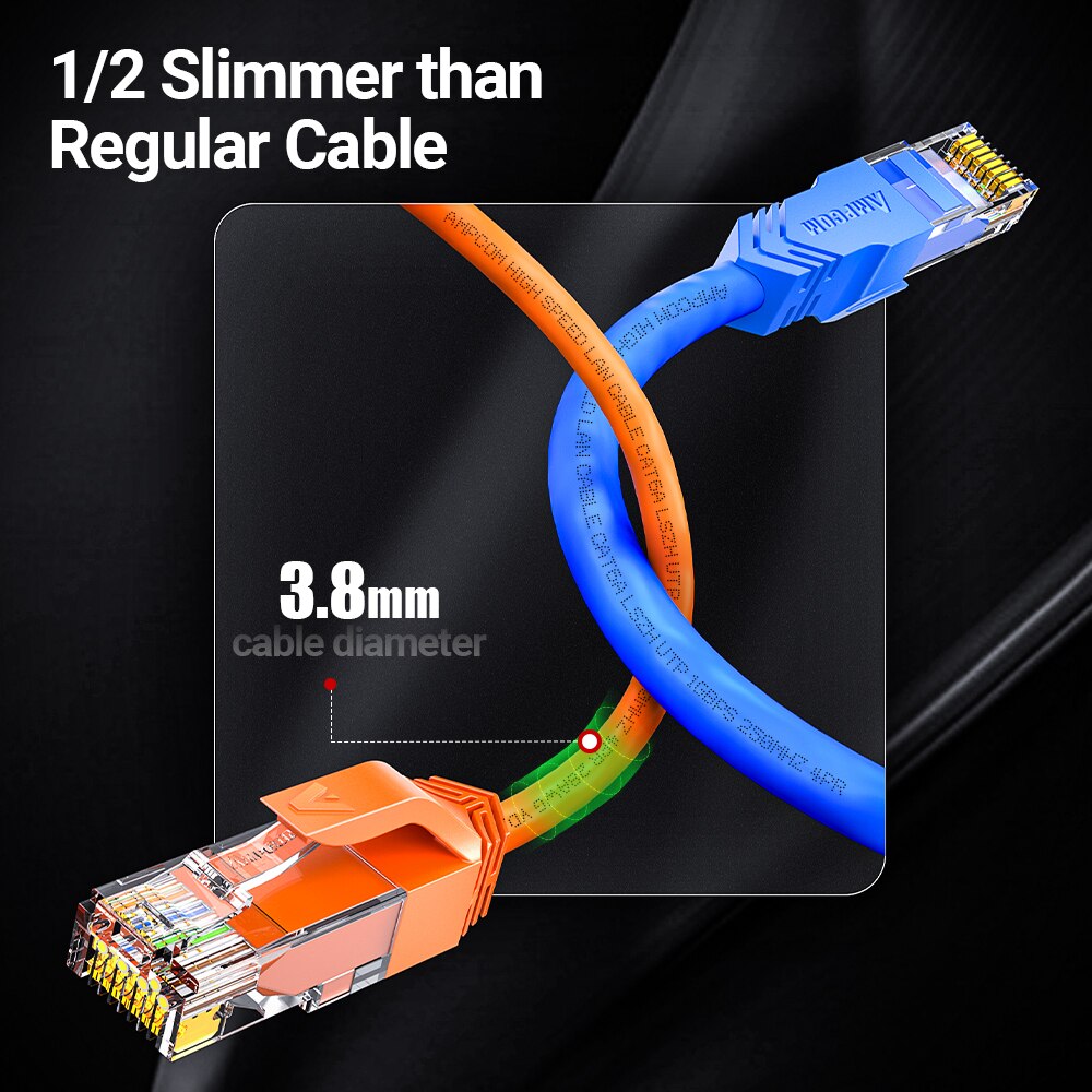 AMPCOM Ultra Slim Cat6a Netwer - Rj45 Jack recensie en prijs
