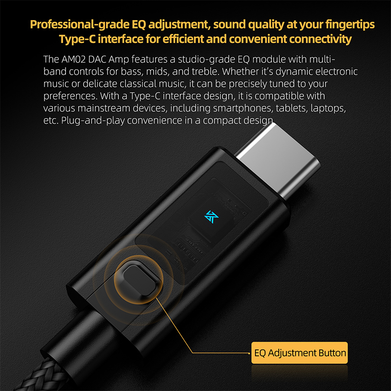 KZ AM02 TYPE-C NAAR 3.5 integr - Headphone Amplifier recensie en prijs