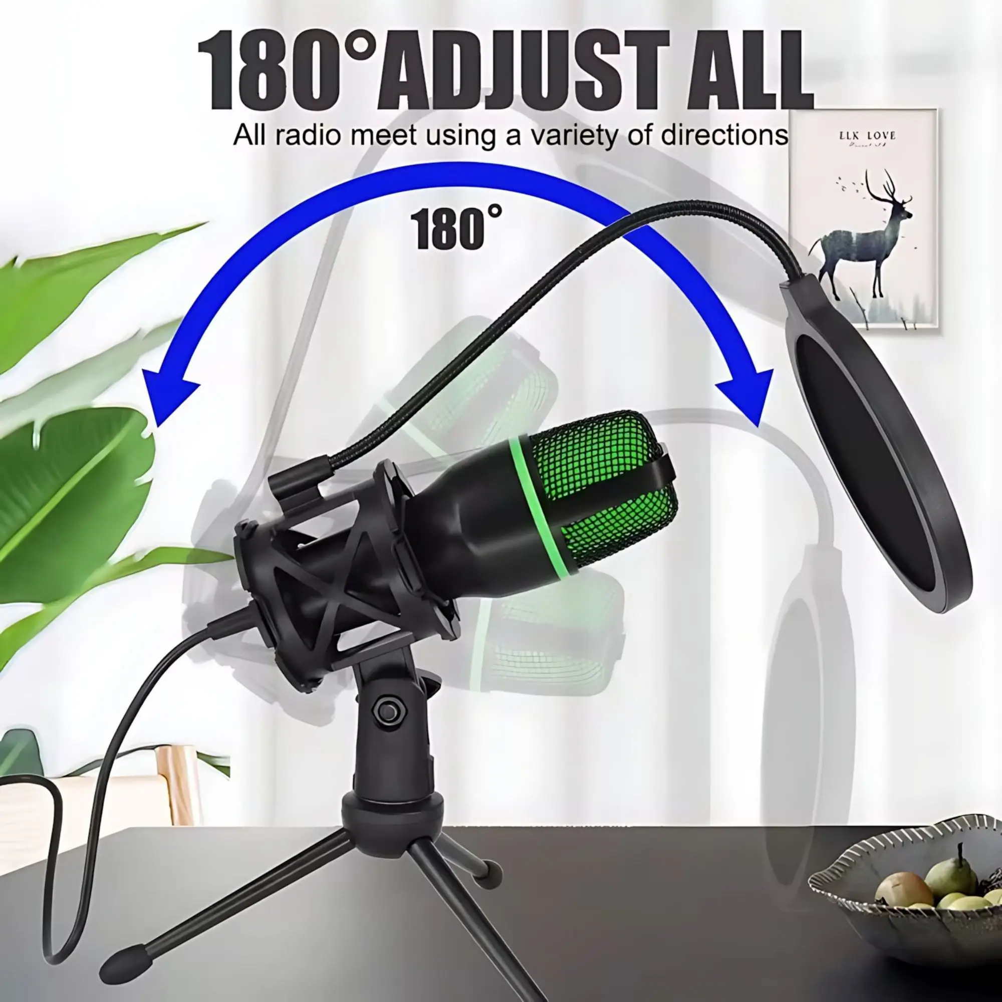 Professionele USB-condensatorm - Condenser Microphone Kit recensie en prijs