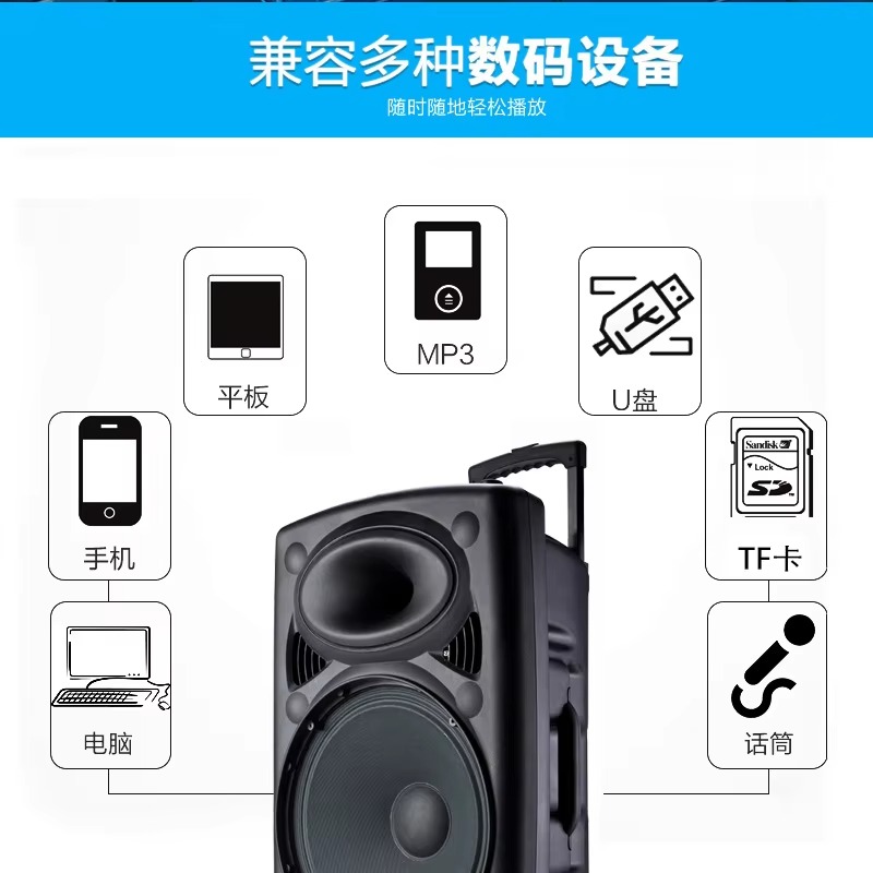 1,5 inch woofer trolley speake - Woofer recensie en prijs