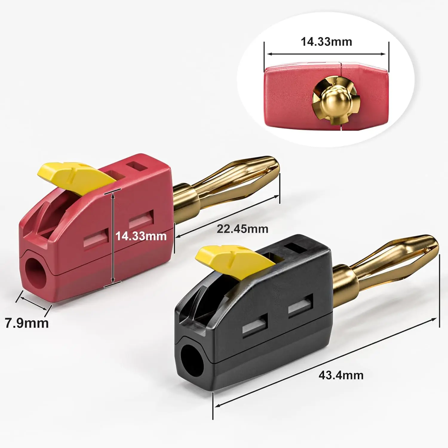 Draagbare 32A 4mm banaanstekke - Banana Plug recensie en prijs