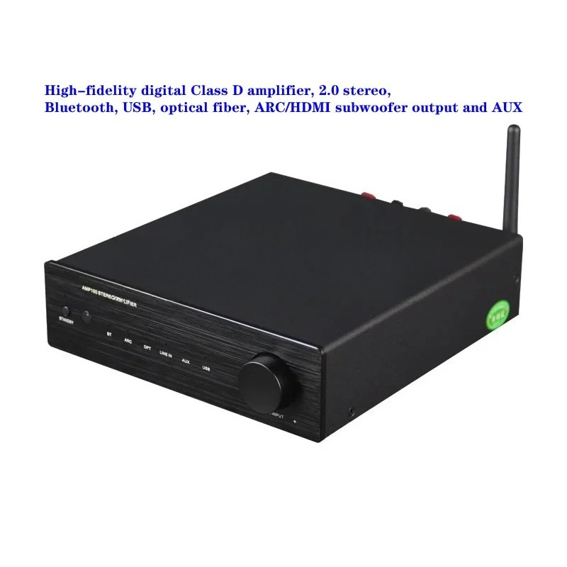 2x50W Klasse D Digitale Verste - Class D Amplifier recensie en prijs