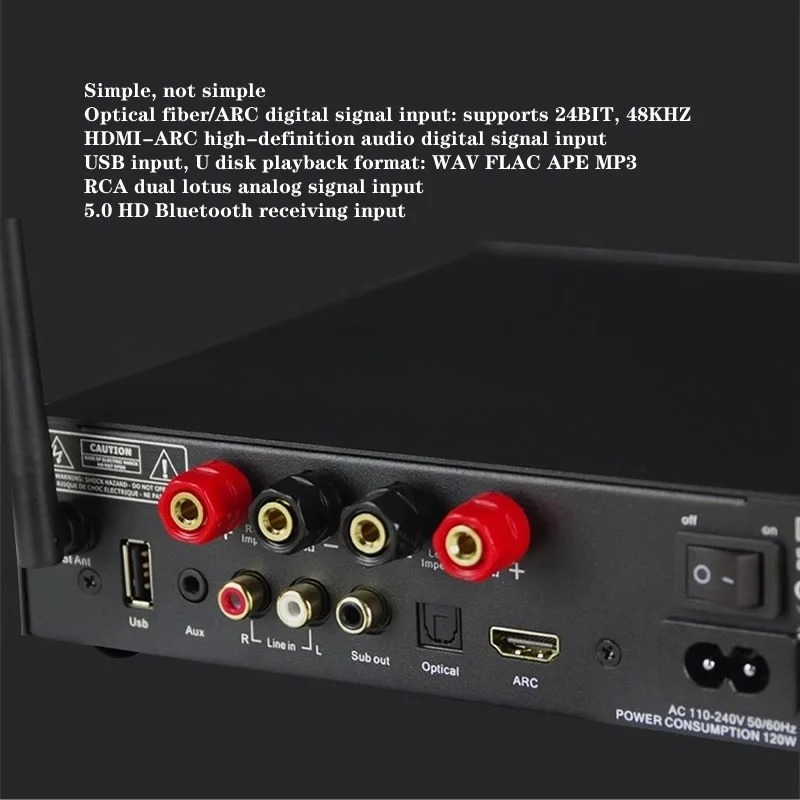 2x50W Klasse D Digitale Verste - Class D Amplifier recensie en prijs