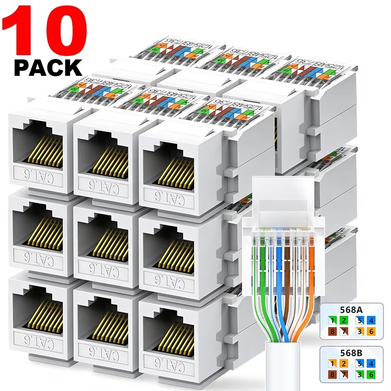 Cat6 Keystone Ethernet RJ45 ne - Rj45 Jack recensie en prijs