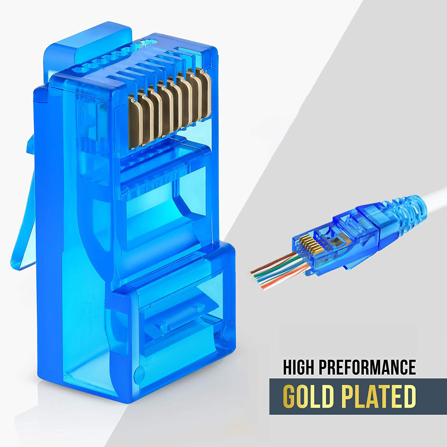 50 STKS RJ45 Cat6 Pass Through - Rj45 Jack recensie en prijs