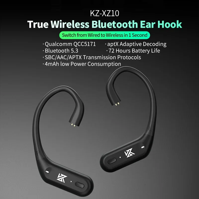 KZ XZ10 Bluetooth 5.3 Koptelef - Headphone Parts recensie en prijs