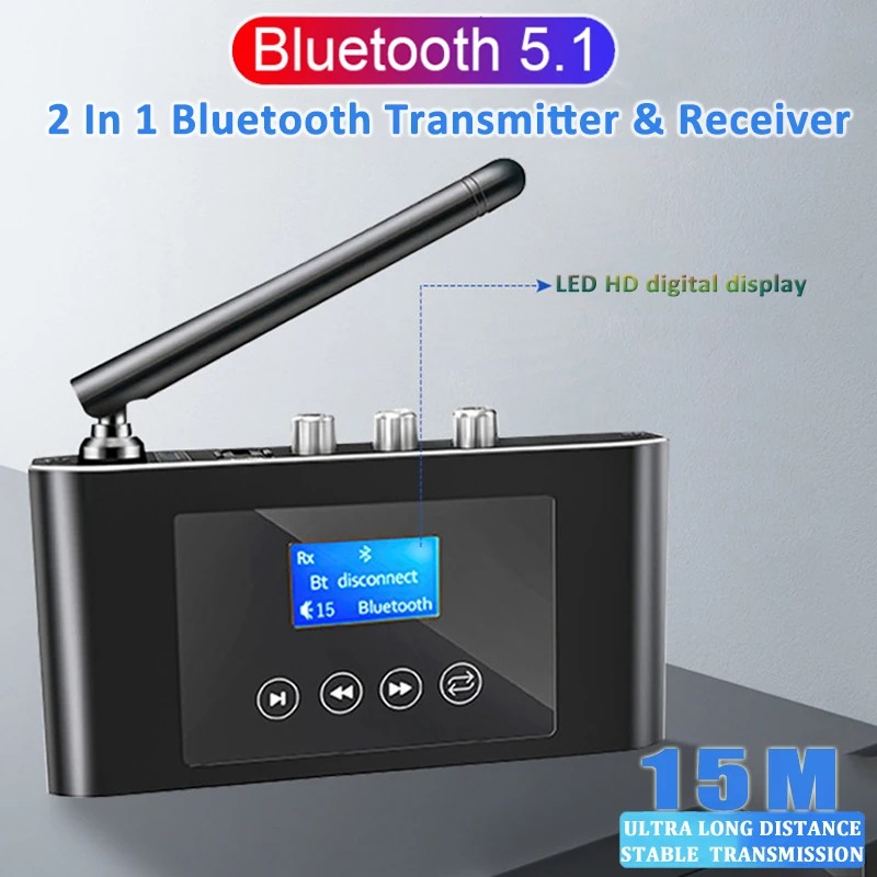 2-in-1 Bluetooth 5.1 audiozend - Headphone Amplifier recensie en prijs
