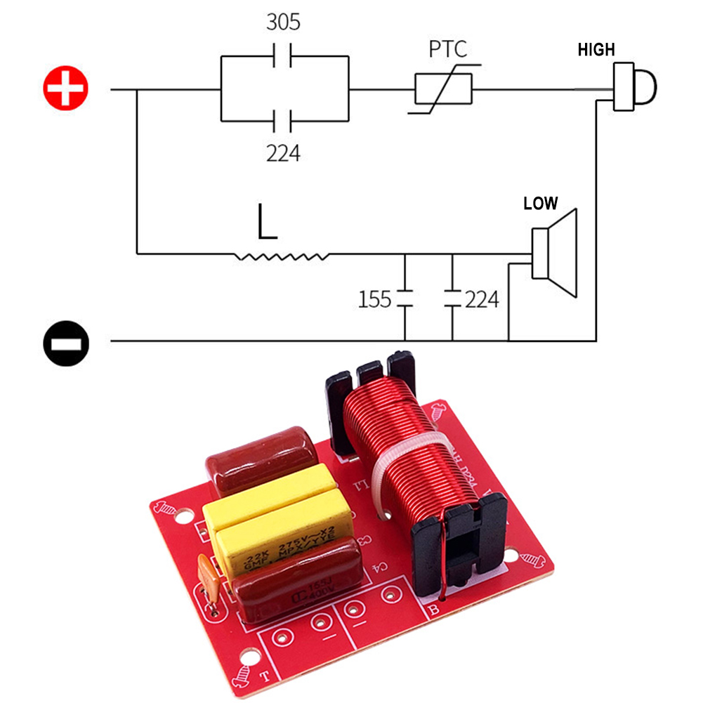 80/150W 2/3 Manieren Crossover - Speaker Crossover recensie en prijs