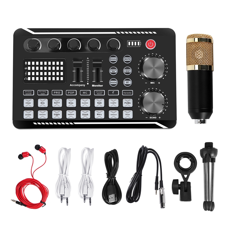 F998 geluidskaartset, BM-800 m - Condenser Microphone Kit recensie en prijs