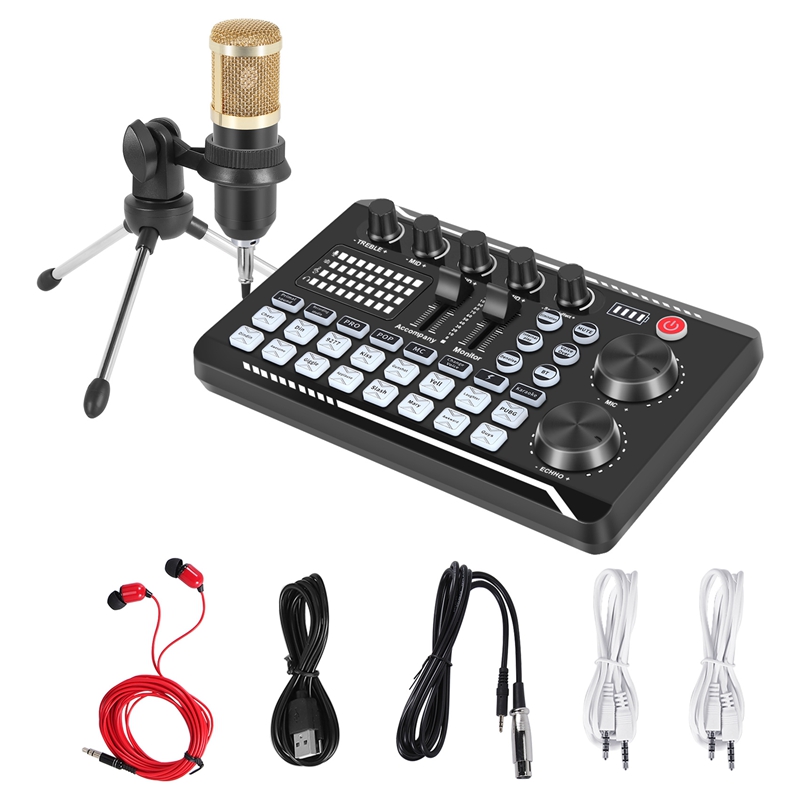 F998 geluidskaartset, BM-800 m - Condenser Microphone Kit recensie en prijs