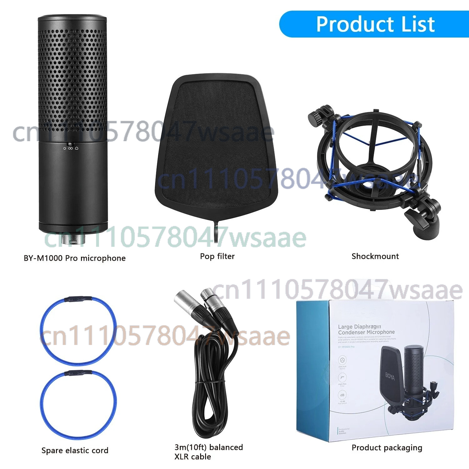 BOYA BY-M1000 PRO Grote Diafra - Condenser Microphone Kit recensie en prijs