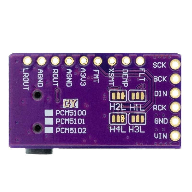 Interface I2S PCM5102A DAC-dec - Pcm5102 recensie en prijs