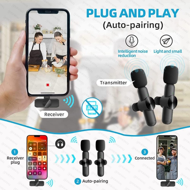 Draadloze Lavalier-microfoon v - Condenser Microphone Kit recensie en prijs