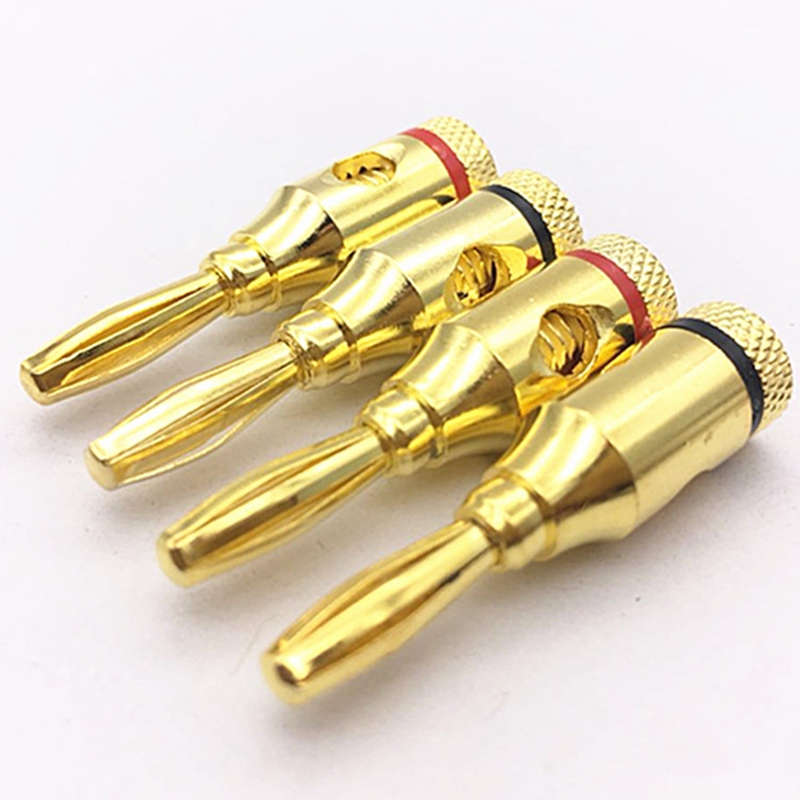 24 stks 4mm Vergulde Muzikale  - Banana Plug recensie en prijs