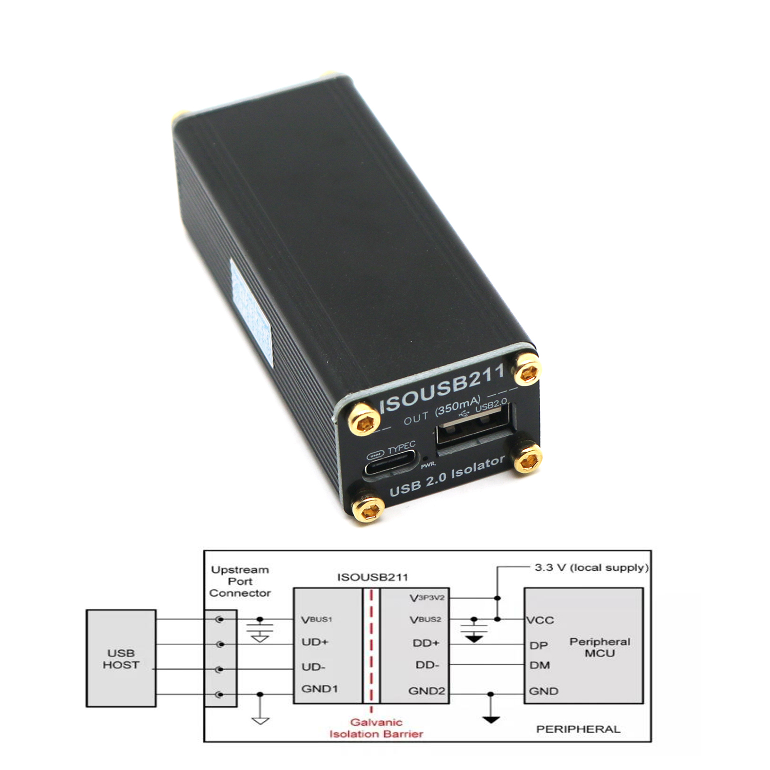 ISOUSB211 USB 2.0 Isolator 480 - Usb Sound Card recensie en prijs