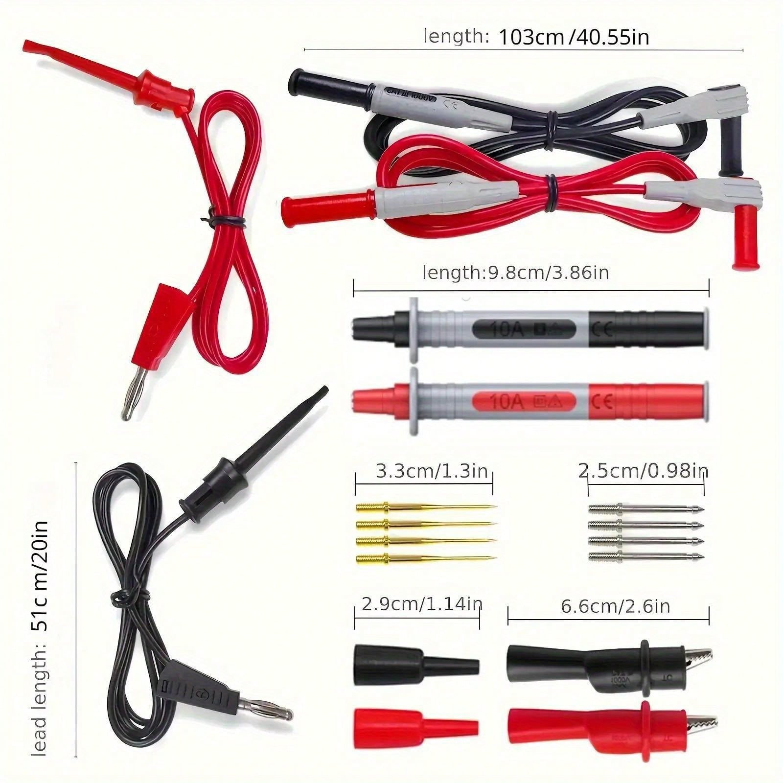 18 stks P1308B Test Lead Kit 4 - Banana Plug recensie en prijs
